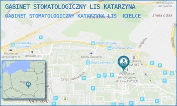 GABINET STOMATOLOGICZNY KATARZYNA LIS - GABINET STOMATOLOGICZNY LIS KATARZYNA - OSIEDLE NA STOKU 98,  KIELCE