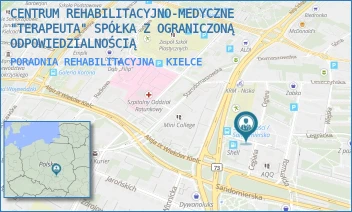 PORADNIA REHABILITACYJNA - CENTRUM REHABILITACYJNO-MEDYCZNE "TERAPEUTA" SPÓŁKA Z OGRANICZONĄ ODPOWIEDZIALNOŚCIĄ - ROMUALDA 3,  KIELCE