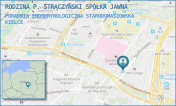 PORADNIA ENDOKRYNOLOGICZNA STARODOMASZOWSKA - RODZINA P. STRĄCZYŃSKI SPÓŁKA KOMANDYTOWA - STARODOMASZOWSKA 15,  KIELCE
