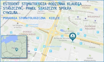 PORADNIA STOMATOLOGICZNA - ESTEDENT STOMATOLOGIA RODZINNA KLAUDIA STASZCZYK, PAWEŁ STASZCZYK SPÓŁKA CYWILNA - BOHATERÓW WARSZAWY 6/1A,  KIELCE