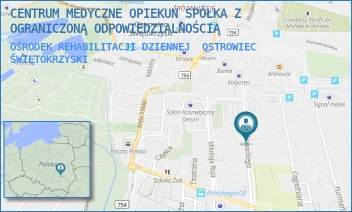 OŚRODEK REHABILITACJI DZIENNEJ - CENTRUM MEDYCZNE OPIEKUN SPÓŁKA Z OGRANICZONĄ ODPOWIEDZIALNOŚCIĄ - JULIUSZA SŁOWACKIEGO 60,  OSTROWIEC ŚWIĘTOKRZYSKI