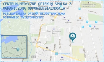 PIELĘGNIARSKA OPIEKA DŁUGOTERMINOWA - CENTRUM MEDYCZNE OPIEKUN SPÓŁKA Z OGRANICZONĄ ODPOWIEDZIALNOŚCIĄ - JULIUSZA SŁOWACKIEGO 58,  OSTROWIEC ŚWIĘTOKRZYSKI