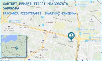 PRACOWNIA FIZJOTERAPII - GABINET REHABILITACJI MAŁGORZATA SADOWSKA - MARSZAŁKA JÓZEFA PIŁSUDSKIEGO 34,  SKARŻYSKO-KAMIENNA