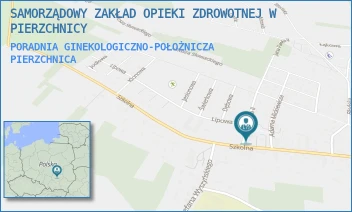 PORADNIA GINEKOLOGICZNO-POŁOŻNICZA - SAMORZĄDOWY ZAKŁAD OPIEKI ZDROWOTNEJ W PIERZCHNICY - SZKOLNA 30,  PIERZCHNICA