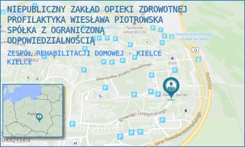 ZESPÓŁ REHABILITACJI DOMOWEJ - KIELCE - NIEPUBLICZNY ZAKŁAD OPIEKI ZDROWOTNEJ PROFILAKTYKA WIESŁAWA PIOTROWSKA SPÓŁKA Z OGRANICZONĄ ODPOWIEDZIALNOŚCIĄ - JANA NOWAKA-JEZIORAŃSKIEGO 137,  KIELCE