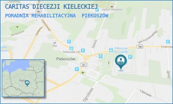 PORADNIA REHABILITACYJNA - CARITAS DIECEZJI KIELECKIEJ - CZARNOWSKA 2A,  PIEKOSZÓW