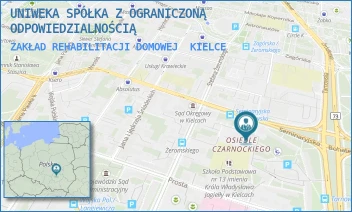 ZAKŁAD REHABILITACJI DOMOWEJ - UNIWEKA SPÓŁKA Z OGRANICZONĄ ODPOWIEDZIALNOŚCIĄ - SEMINARYJSKA 24/5U,  KIELCE