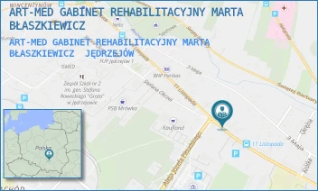 ART-MED GABINET REHABILITACYJNY MARTA BŁASZKIEWICZ - ART-MED GABINET REHABILITACYJNY MARTA BŁASZKIEWICZ - 11 LISTOPADA 64,  JĘDRZEJÓW