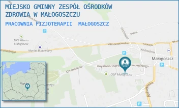 PRACOWNIA FIZJOTERAPII - MIEJSKO GMINNY ZESPÓŁ OŚRODKÓW ZDROWIA W MAŁOGOSZCZU - JASZOWSKIEGO 3,  MAŁOGOSZCZ