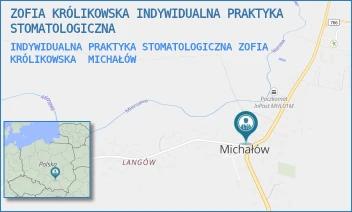 INDYWIDUALNA PRAKTYKA STOMATOLOGICZNA ZOFIA KRÓLIKOWSKA - ZOFIA KRÓLIKOWSKA INDYWIDUALNA PRAKTYKA STOMATOLOGICZNA - MICHAŁÓW 286,  MICHAŁÓW