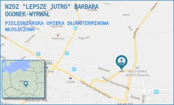 PIELĘGNIARSKA OPIEKA DŁUGOTERMINOWA - NZOZ "LEPSZE JUTRO" BARBARA OGONEK-WYRWAŁ - MLECZARSKA 11,  WŁOSZCZOWA