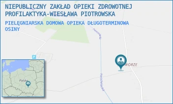 PIELĘGNIARSKA DOMOWA OPIEKA DŁUGOTERMINOWA - NIEPUBLICZNY ZAKŁAD OPIEKI ZDROWOTNEJ PROFILAKTYKA-WIESŁAWA PIOTROWSKA - 54 B,  OSINY