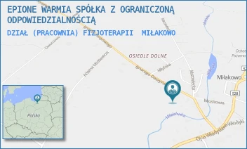 DZIAŁ (PRACOWNIA) FIZJOTERAPII - EPIONE WARMIA SPÓŁKA Z OGRANICZONĄ ODPOWIEDZIALNOŚCIĄ - DASZYŃSKIEGO 20,  MIŁAKOWO