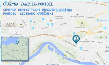 CENTRUM DENTYSTYCZNE EURODENT GRAŻYNA POWIDEŁ - GRAŻYNA ZAWISZA-POWIDEŁ - KONSTYTUCJI 3 MAJA 3,  LIDZBARK WARMIŃSKI