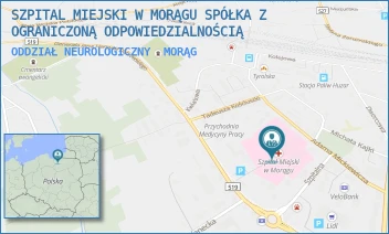 ODDZIAŁ NEUROLOGICZNY - SZPITAL MIEJSKI W MORĄGU SPÓŁKA Z OGRANICZONĄ ODPOWIEDZIALNOŚCIĄ - DĄBROWSKIEGO 16,  MORĄG