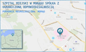 PORADNIA NEUROLOGICZNA - SZPITAL MIEJSKI W MORĄGU SPÓŁKA Z OGRANICZONĄ ODPOWIEDZIALNOŚCIĄ - DĄBROWSKIEGO 16,  MORĄG