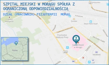 DZIAŁ (PRACOWNIA) FIZJOTERPII - SZPITAL MIEJSKI W MORĄGU SPÓŁKA Z OGRANICZONĄ ODPOWIEDZIALNOŚCIĄ - DĄBROWSKIEGO 16,  MORĄG