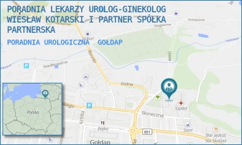 PORADNIA UROLOGICZNA - PORADNIA LEKARZY UROLOG-GINEKOLOG WIESŁAW KOTARSKI I PARTNER SPÓŁKA PARTNERSKA - SŁONECZNA 9,  GOŁDAP