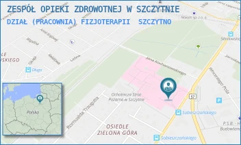 DZIAŁ (PRACOWNIA) FIZJOTERAPII - ZESPÓŁ OPIEKI ZDROWOTNEJ W SZCZYTNIE - M.C. SKŁODOWSKIEJ 12,  SZCZYTNO