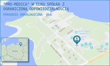 PORADNIA ONKOLOGICZNA - "PRO-MEDICA" W EŁKU SPÓŁKA Z OGRANICZONĄ ODPOWIEDZIALNOŚCIĄ - BARANKI 24,  EŁK