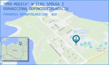 PORADNIA NEONATOLOGICZNA - "PRO-MEDICA" W EŁKU SPÓŁKA Z OGRANICZONĄ ODPOWIEDZIALNOŚCIĄ - BARANKI 24,  EŁK