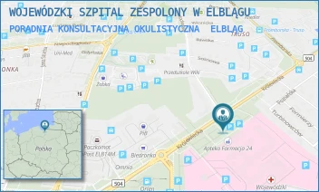 PORADNIA KONSULTACYJNA OKULISTYCZNA - WOJEWÓDZKI SZPITAL ZESPOLONY W ELBLĄGU - KRÓLEWIECKA 146,  ELBLĄG