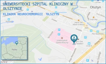 KLINIKA NEUROCHIRURGII - UNIWERSYTECKI SZPITAL KLINICZNY W OLSZTYNIE - ALEJA WARSZAWSKA 30,  OLSZTYN