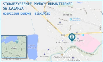 HOSPICJUM DOMOWE - STOWARZYSZENIE POMOCY HUMANITARNEJ ŚW.ŁAZARZA - ARMII KRAJOWEJ 4/1,  BISKUPIEC