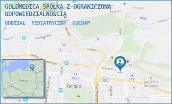 ODDZIAŁ  PEDIATRYCZNY - GOLDMEDICA SPÓŁKA Z OGRANICZONĄ ODPOWIEDZIALNOŚCIĄ - SŁONECZNA 7,  GOŁDAP