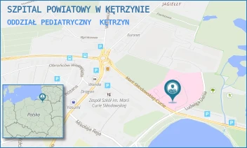 ODDZIAŁ PEDIATRYCZNY - SZPITAL POWIATOWY W KĘTRZYNIE - M.C. SKŁODOWSKIEJ 2,  KĘTRZYN