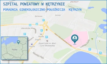 PORADNIA GINEKOLOGICZNO-POŁOŻNICZA - SZPITAL POWIATOWY W KĘTRZYNIE - M.C. SKŁODOWSKIEJ 2,  KĘTRZYN