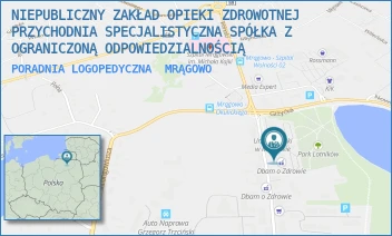 PORADNIA LOGOPEDYCZNA - NIEPUBLICZNY ZAKŁAD OPIEKI ZDROWOTNEJ PRZYCHODNIA SPECJALISTYCZNA SPÓŁKA Z OGRANICZONĄ ODPOWIEDZIALNOŚCIĄ - KRÓLEWIECKA 58,  MRĄGOWO