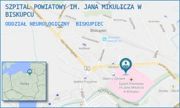 ODDZIAŁ NEUROLOGICZNY - SZPITAL POWIATOWY IM. JANA MIKULICZA W BISKUPCU - ARMII  KRAJOWEJ 8,  BISKUPIEC