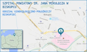 ODDZIAŁ GINEKOLOGICZNO-POŁOŻNICZY - SZPITAL POWIATOWY IM. JANA MIKULICZA W BISKUPCU - ARMII  KRAJOWEJ 8,  BISKUPIEC