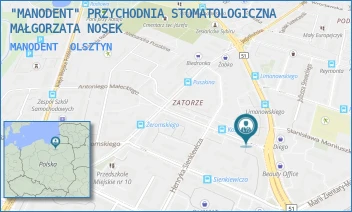 MANODENT - "MANODENT" PRZYCHODNIA STOMATOLOGICZNA MAŁGORZATA NOSEK - NIEDZIAŁKOWSKIEGO 4/2,  OLSZTYN