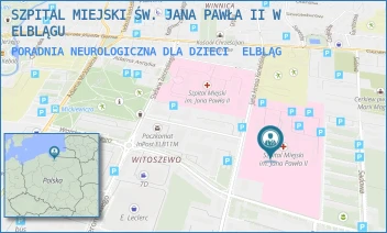 PORADNIA NEUROLOGICZNA DLA DZIECI - SZPITAL MIEJSKI ŚW. JANA PAWŁA II W ELBLĄGU - KOMEŃSKIEGO 35,  ELBLĄG