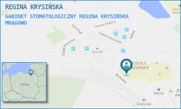 GABINET STOMATOLOGICZNY REGINA KRYSIŃSKA - REGINA KRYSIŃSKA - OSIEDLE MAZURSKIE 12,  MRĄGOWO