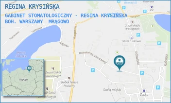 GABINET STOMATOLOGICZNY - REGINA KRYSIŃSKA BOH. WARSZAWY - REGINA KRYSIŃSKA - BOHATERÓW WARSZAWY 4,  MRĄGOWO