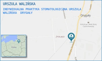 INDYWIDUALNA PRAKTYKA STOMATOLOGICZNA URSZULA WALIŃSKA - URSZULA WALIŃSKA - SIENKIEWICZA 18,  DRYGAŁY
