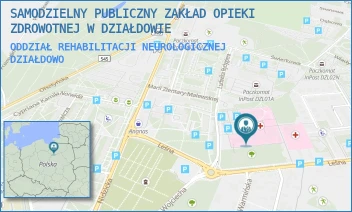 ODDZIAŁ REHABILITACJI NEUROLOGICZNEJ - SAMODZIELNY PUBLICZNY ZAKŁAD OPIEKI ZDROWOTNEJ W DZIAŁDOWIE - LEŚNA 1,  DZIAŁDOWO