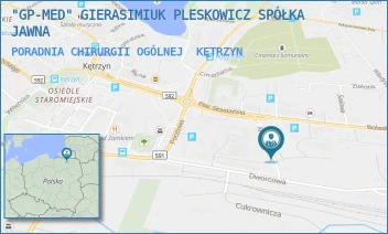 PORADNIA CHIRURGII OGÓLNEJ - "GP-MED" GIERASIMIUK PLESKOWICZ SPÓŁKA JAWNA - KRÓTKA 4,  KĘTRZYN