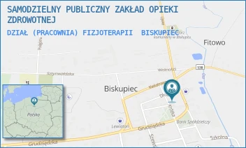 DZIAŁ (PRACOWNIA) FIZJOTERAPII - SAMODZIELNY PUBLICZNY ZAKŁAD OPIEKI ZDROWOTNEJ - LIPOWA 7,  BISKUPIEC