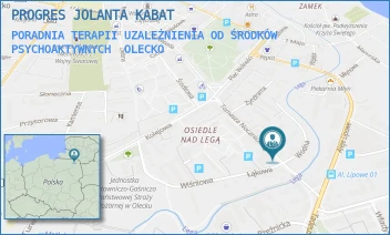 PORADNIA TERAPII UZALEŻNIENIA OD ŚRODKÓW PSYCHOAKTYWNYCH - PROGRES JOLANTA KABAT - NOCZNICKIEGO 15,  OLECKO
