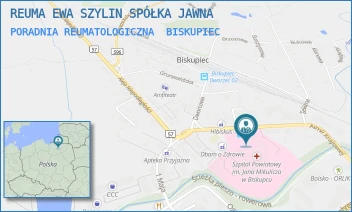 PORADNIA REUMATOLOGICZNA - REUMA EWA SZYLIN SPÓŁKA JAWNA - ARMII KRAJOWEJ 8,  BISKUPIEC