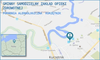 PORADNIA ALERGOLOGICZNA - GMINNY SAMODZIELNY ZAKŁAD OPIEKI ZDROWOTNEJ - ŁĄKOWA 10,  KURZĘTNIK
