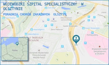 PORADNIA CHORÓB ZAKAŹNYCH - WOJEWÓDZKI SZPITAL SPECJALISTYCZNY  W OLSZTYNIE - ŻOŁNIERSKA 16A,  OLSZTYN