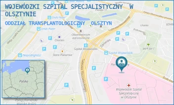 ODDZIAŁ TRANSPLANTOLOGICZNY - WOJEWÓDZKI SZPITAL SPECJALISTYCZNY  W OLSZTYNIE - ŻOŁNIERSKA 18,  OLSZTYN
