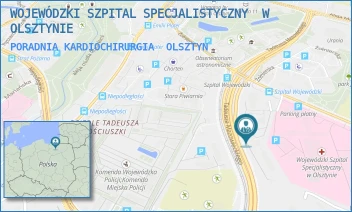 PORADNIA KARDIOCHIRURGIA - WOJEWÓDZKI SZPITAL SPECJALISTYCZNY  W OLSZTYNIE - ŻOŁNIERSKA 16A,  OLSZTYN