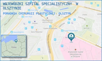 PORADNIA CHIRURGII PLASTYCZNEJ - WOJEWÓDZKI SZPITAL SPECJALISTYCZNY  W OLSZTYNIE - ŻOŁNIERSKA 18,  OLSZTYN