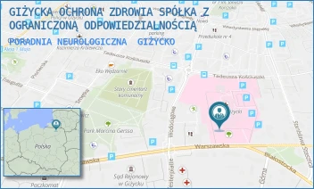 PORADNIA NEUROLOGICZNA - GIŻYCKA OCHRONA ZDROWIA SPÓŁKA Z OGRANICZONĄ ODPOWIEDZIALNOŚCIĄ - WARSZAWSKA 41,  GIŻYCKO